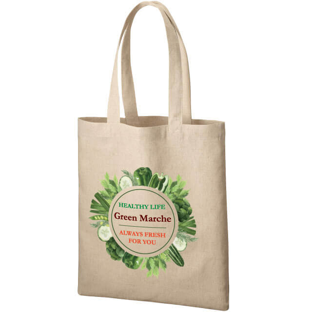 コットンリネンバッグ(L)｜トートバッグ