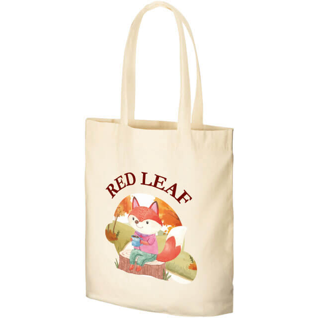 薄手コットンマチ付バッグ(L)｜トートバッグ