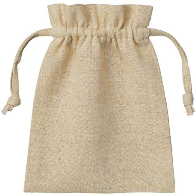 コットンリネン巾着(S)｜トートバッグ