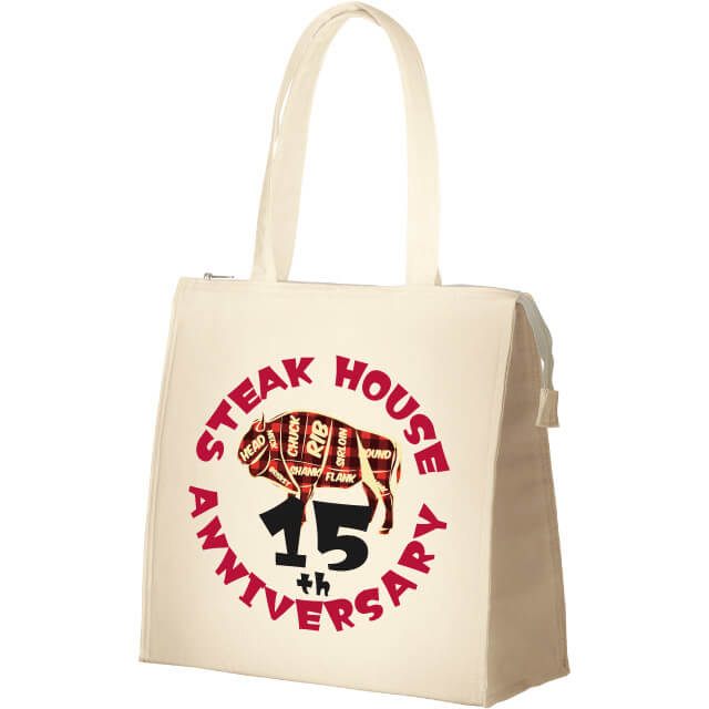 キャンバススクエア保冷トート(M)｜トートバッグ