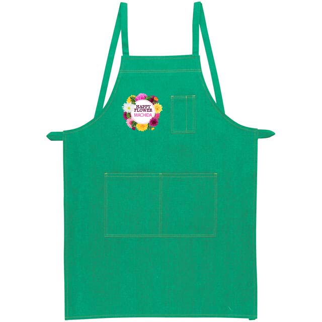 ワークエプロン（胸ポケット付）