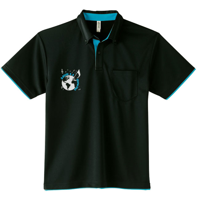 ドライレイヤードボタンダウンポロシャツ