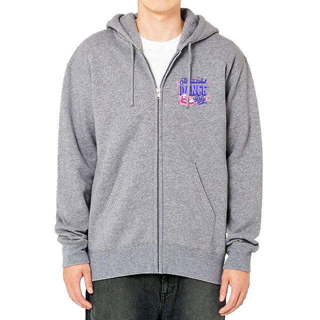 やわらかフリースジップパーカー