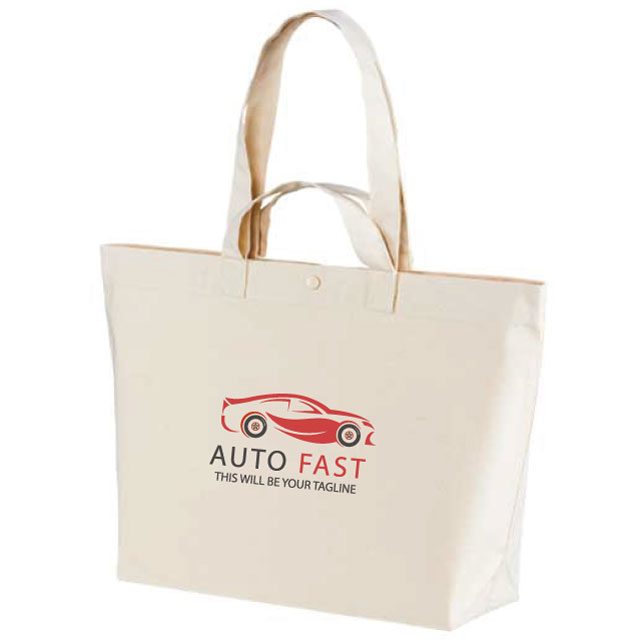 たっぷり入るキャンバス2WAYトートバッグ（M）