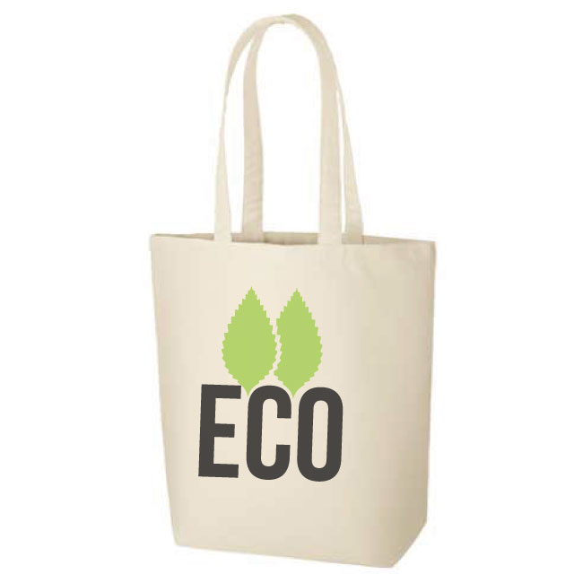 オーガニックコットンキャンバストート（Ｍ）内ポケット付