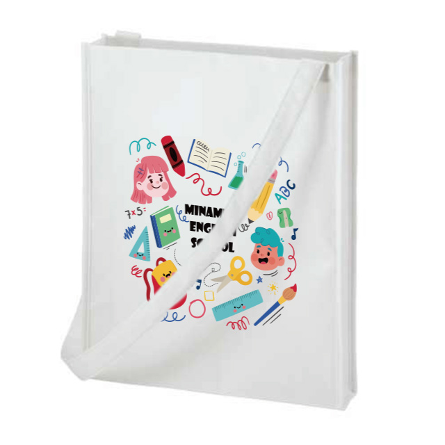 不織布Ａ４スクエアショルダートート 