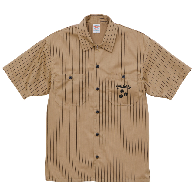 ヴィンテージストライプワークシャツ｜ポロシャツ