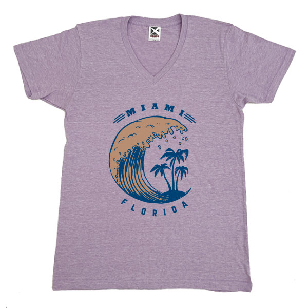 ミックスVネックTシャツ