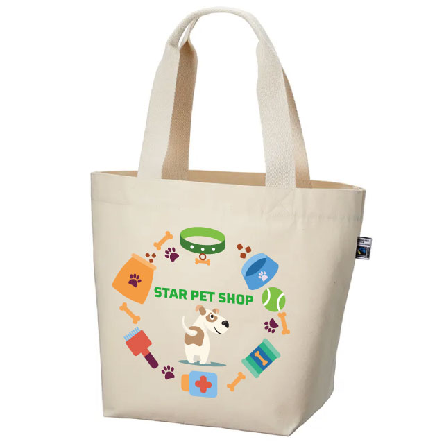 フェアトレードコットンキャンバストート(M)｜トートバッグ