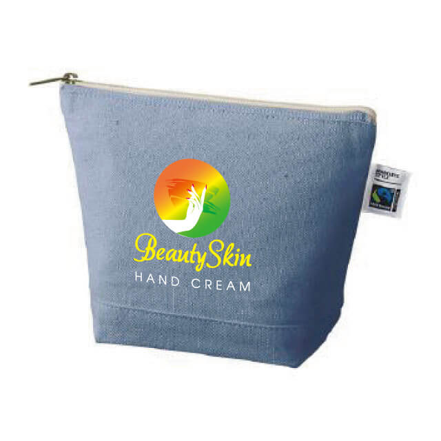 フェアトレードコットンキャンバスデイリーポーチ（S）