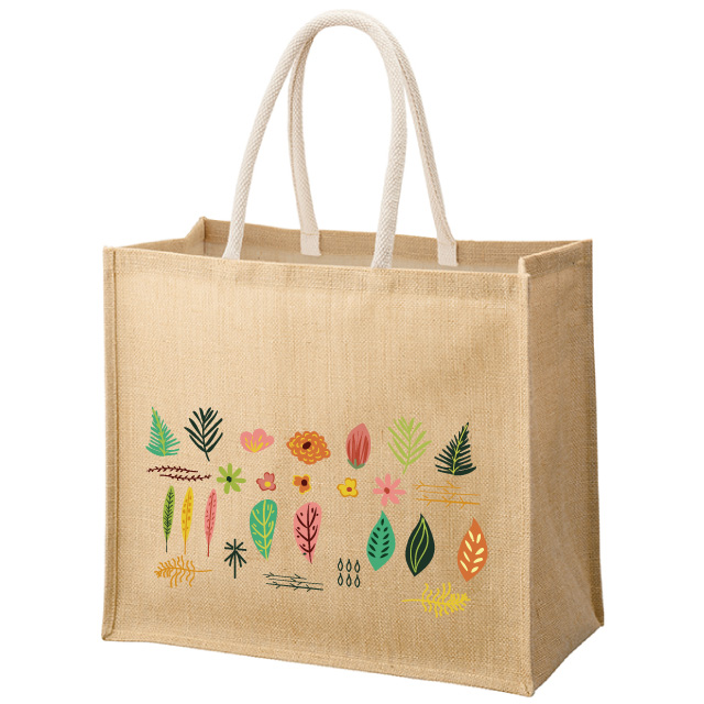 ジュートスクエアトート（ＬL）