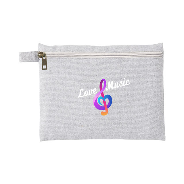 シャンブリックキャンバスフラットポーチ（M）｜トートバッグ