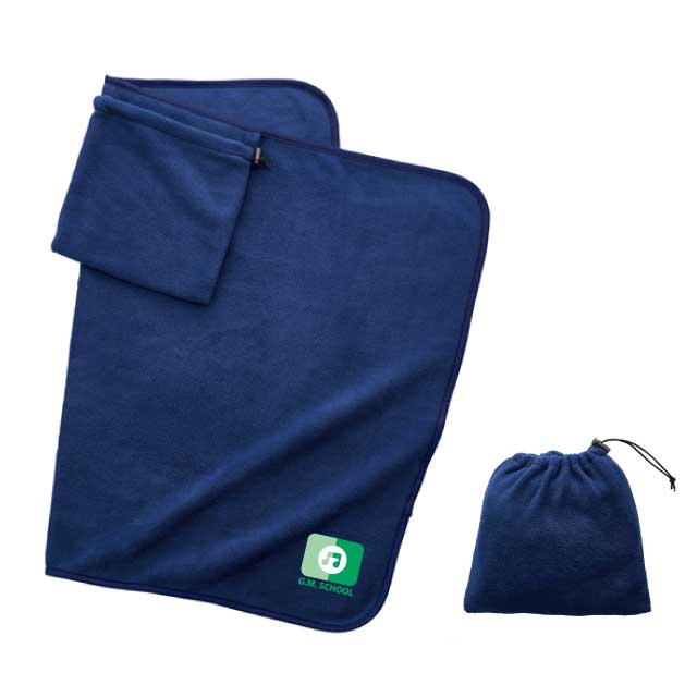 くるっと巾着収納ブランケット