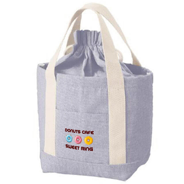 シャンブリック保冷巾着ライントート｜トートバッグ