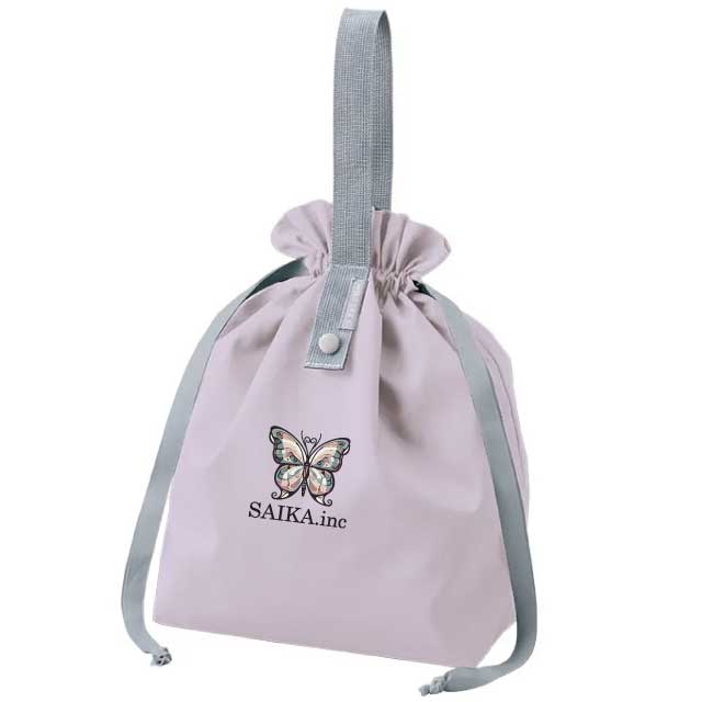 クルリトコンパクトクーラー巾着バッグ｜トートバッグ