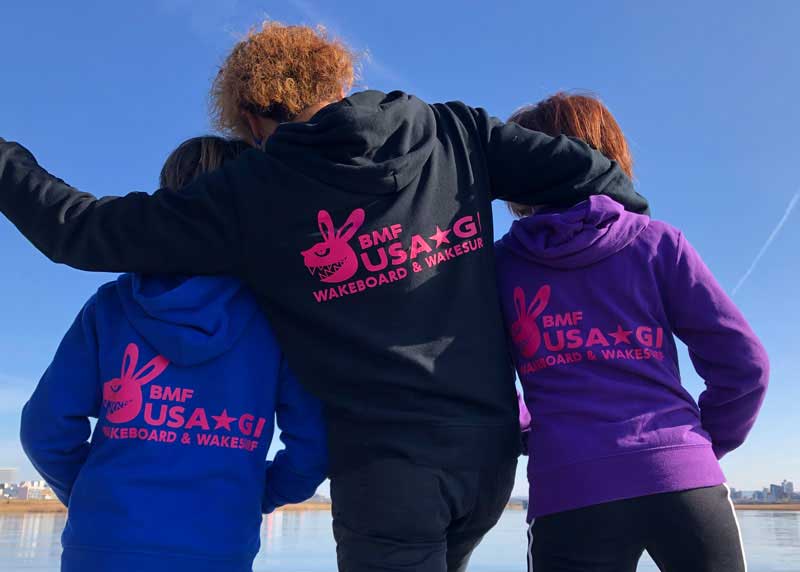 カラフルライトジップパーカーの作成事例