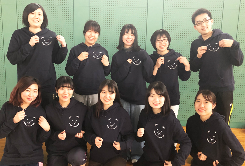 カラフルライトパーカーの作成事例