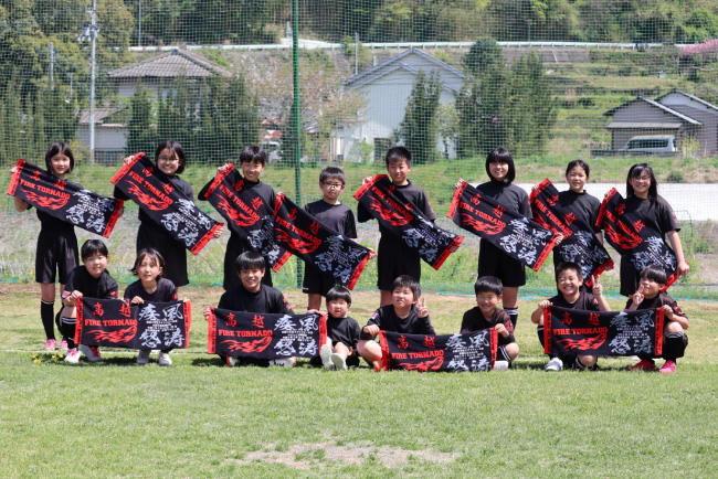 カラフルフェイスタオルの作成事例