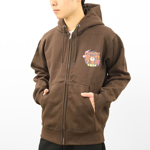 ワイルドジップパーカー